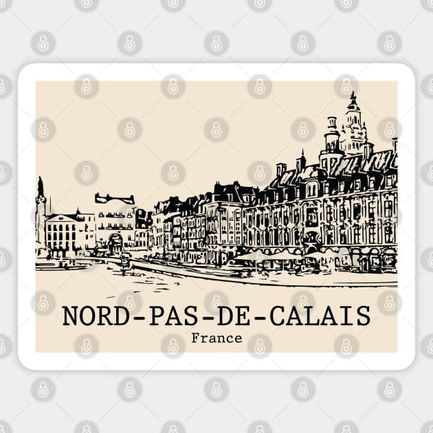 Nord-Pas-de-Calais - France Magnet by Lakeric